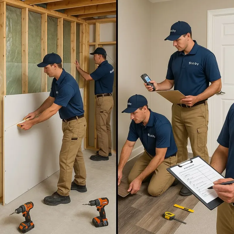 Repairs and Reconstruction process in Lake Dallas, TX